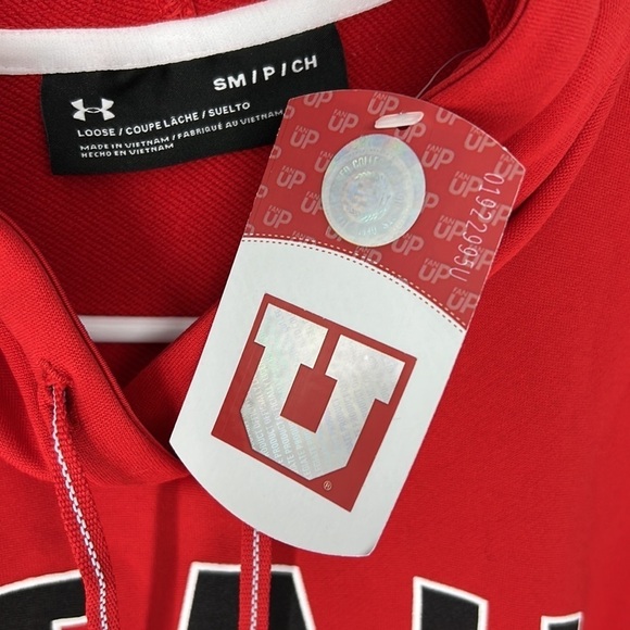 Under Armour NWT Gameday Utah hoodie women’s small - Picture 6 of 10